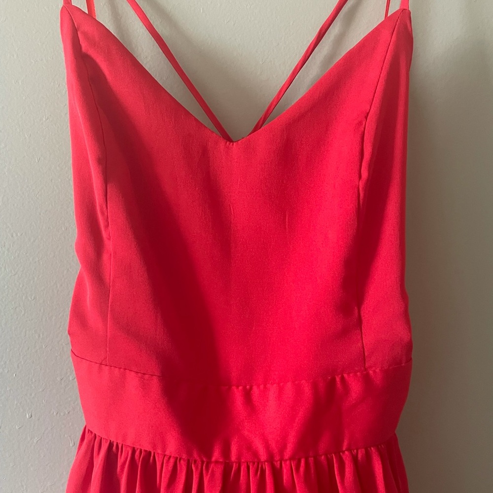 Red Tobi floor length dress